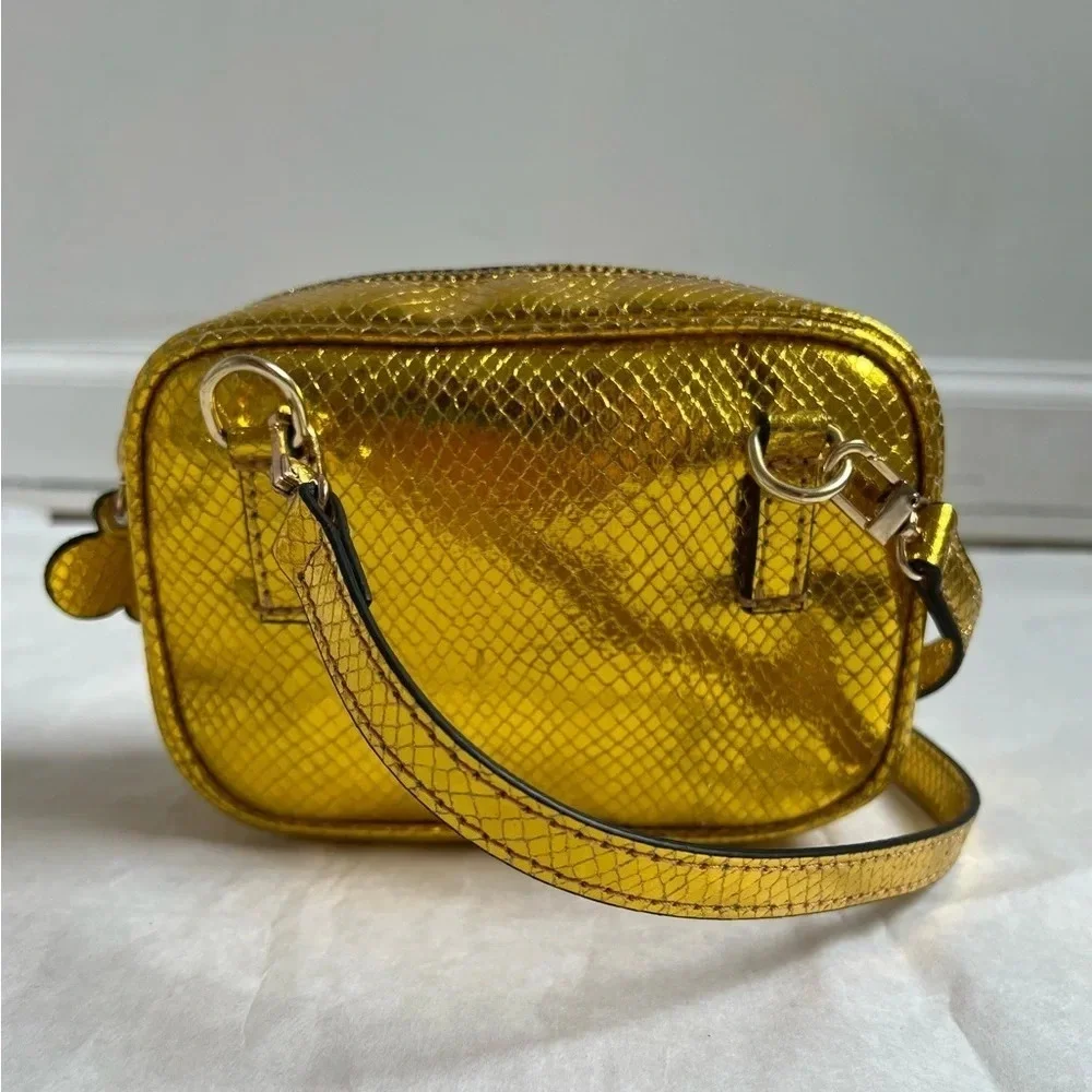 Moa Master Of Art BELT BAG Shoulder Cross Body Golden Leather Disney Limited